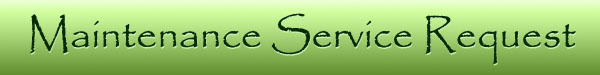 Maintenance Service Request
